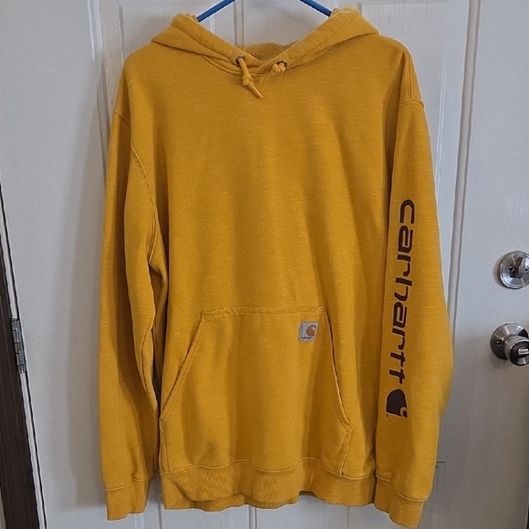 Carhartt Other - Carhartt Men's Yellow Hoodie Size Large